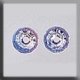 13092 Crystal Treasures-Rondele Inverted Disk 6mm Crystal Ab (Qty. 2) MAIN